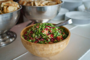 close up salata bufet eveniment